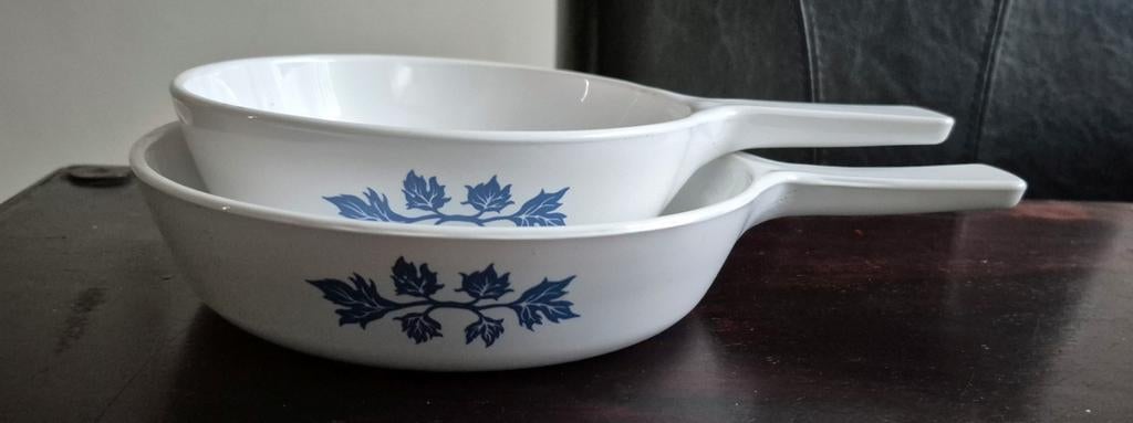 Set van 2 Vintage Pyroflam pannetjes, Ophalen of Verzenden