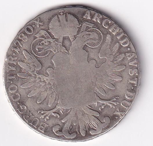 M. Theresia Thaler 1780 in mindere kwaliteit, Verzenden, Oostenrijk, Losse munt, Zilver