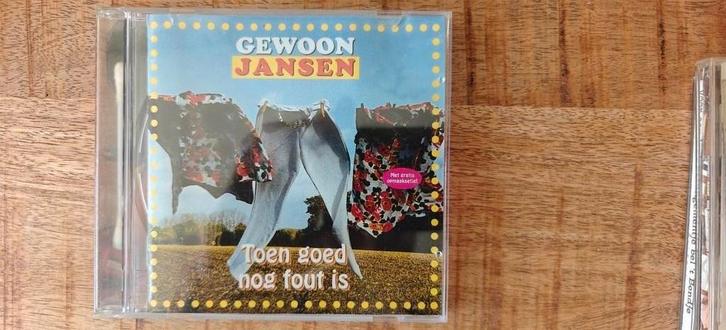 Gewoon Jansen, Cd's en Dvd's, Cd's | Nederlandstalig, Zo goed als nieuw, Levenslied of Smartlap, Ophalen of Verzenden