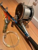 Biggame set 130lbs, Penn Senator 14/0&Raven rod, Ophalen of Verzenden, Zo goed als nieuw, Complete set