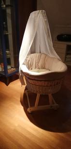 Wieg op wieltjes met hemeltje, Kinderen en Baby's, Babywiegjes en Ledikanten, Ophalen, Wieg