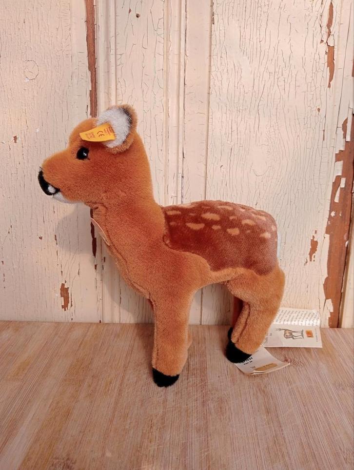 Steiff Bambi Reekalf Knuffel - Zo Goed als Nieuw, Antiek en Kunst, Antiek | Speelgoed, Ophalen of Verzenden