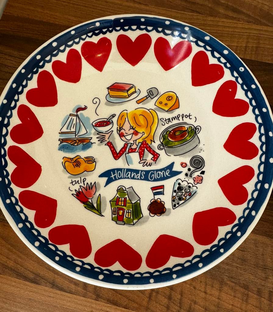 Blond amsterdam hollands glorie set diep bord 23cm, Huis en Inrichting, Keuken | Servies, Ophalen, Aardewerk, Blond Amsterdam