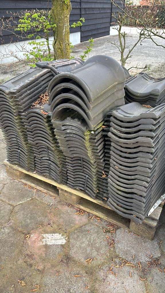 VHV Koramic blauw gesmoord, Doe-het-zelf en Verbouw, Steen of Klei, Blauw, Ophalen of Verzenden, Zo goed als nieuw