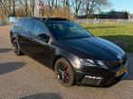 Skoda Octavia 2.0 TSI VRS 245pk Dsg-7 2017 Zwart, Auto's, Skoda, USB, 4 cilinders, 1984 cc, Alcantara