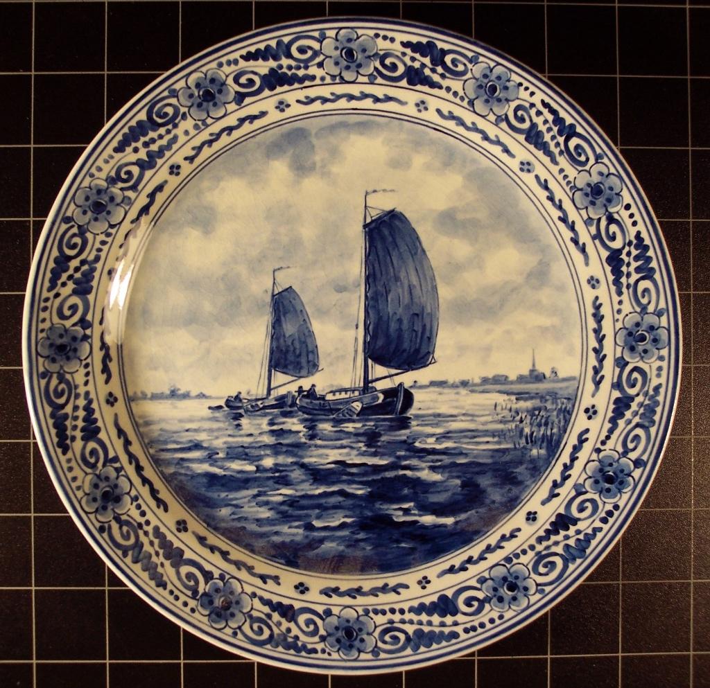 Delfts blauw bord, Antiek en Kunst, Ophalen of Verzenden