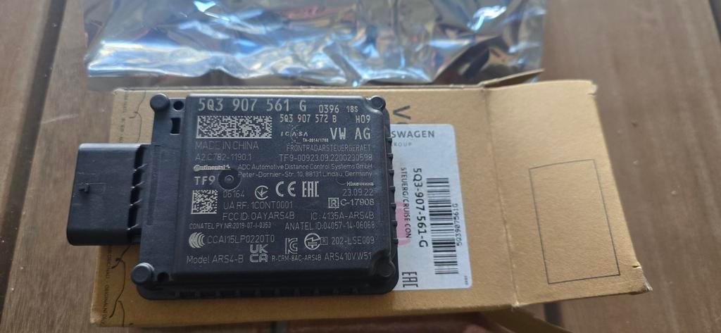 VW AG 5Q0 907 561 G Afstandssensor Radar ACC, Ophalen of Verzenden, Nieuw, Seat