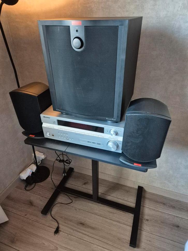 Pioneer VSX-416-S, B&W Solid speakers met subwoofer, Audio, Tv en Foto, Home Cinema-sets, Gebruikt, Overige spelers, 5.1-systeem