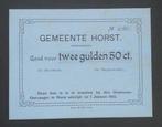Nederland - Noodgeld - Horst, 2½ gulden 1915 - AU / plakrest, Postzegels en Munten, Bankbiljetten | Nederland, Ophalen of Verzenden