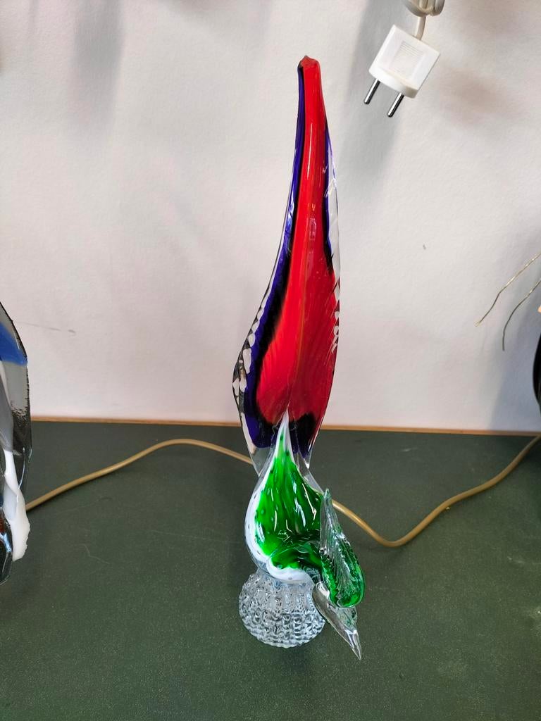 Glazen fazant Murano glaswerk, Ophalen of Verzenden