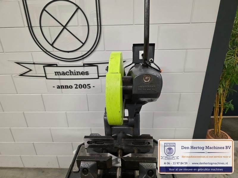Bewo 315 LT met koeling 100x100mm dubbelverstek zagen 400V, Ophalen, 70 mm of meer, Bewo, Zo goed als nieuw