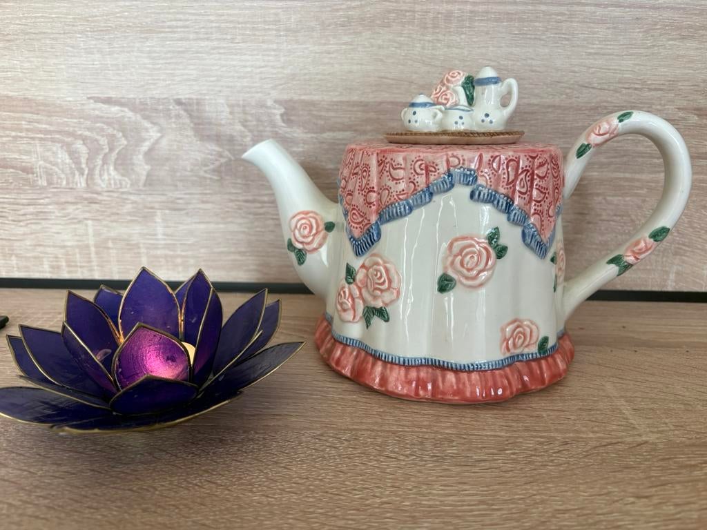 Fitz & Floyd teapot, Antiek en Kunst, Ophalen of Verzenden