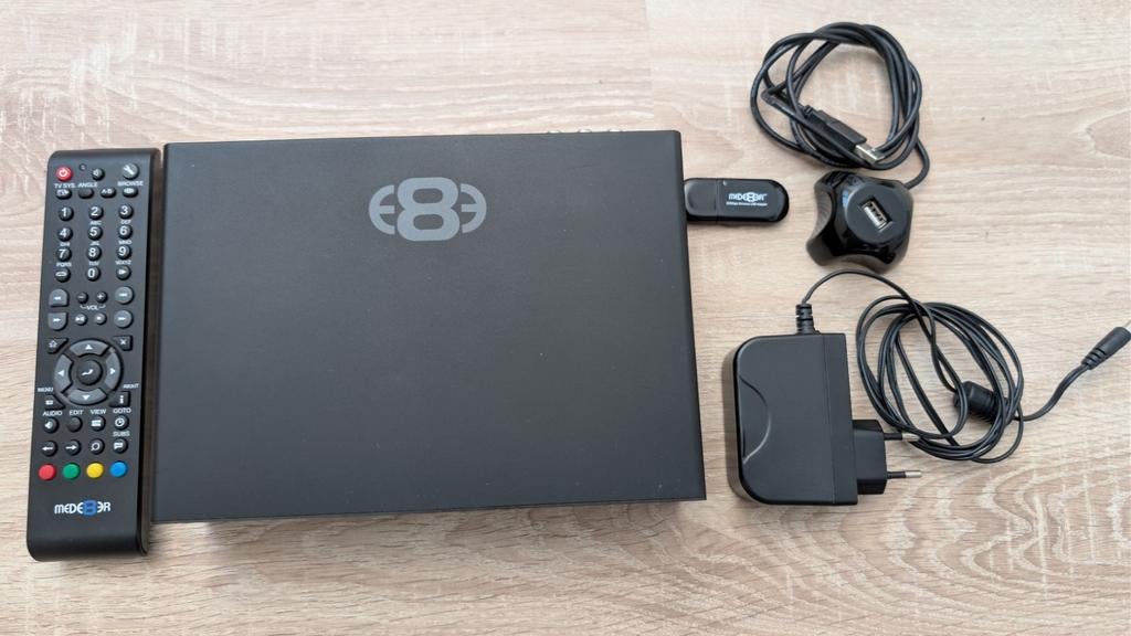 Mede8er MED500X2 mediaspeler met 1TB HDD en WiFi, Ophalen of Verzenden, Zo goed als nieuw, HDMI, 500 tot 1500 GB
