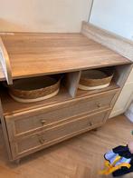 Commode Finori Bali Eiken / Riet Decor incl. Opzet, Ophalen of Verzenden, Zo goed als nieuw, 75 tot 100 cm, Opstaande rand