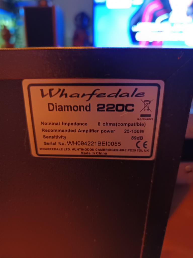 Wharfedale Diamond 220C Center Speaker, Audio, Tv en Foto, Ophalen of Verzenden