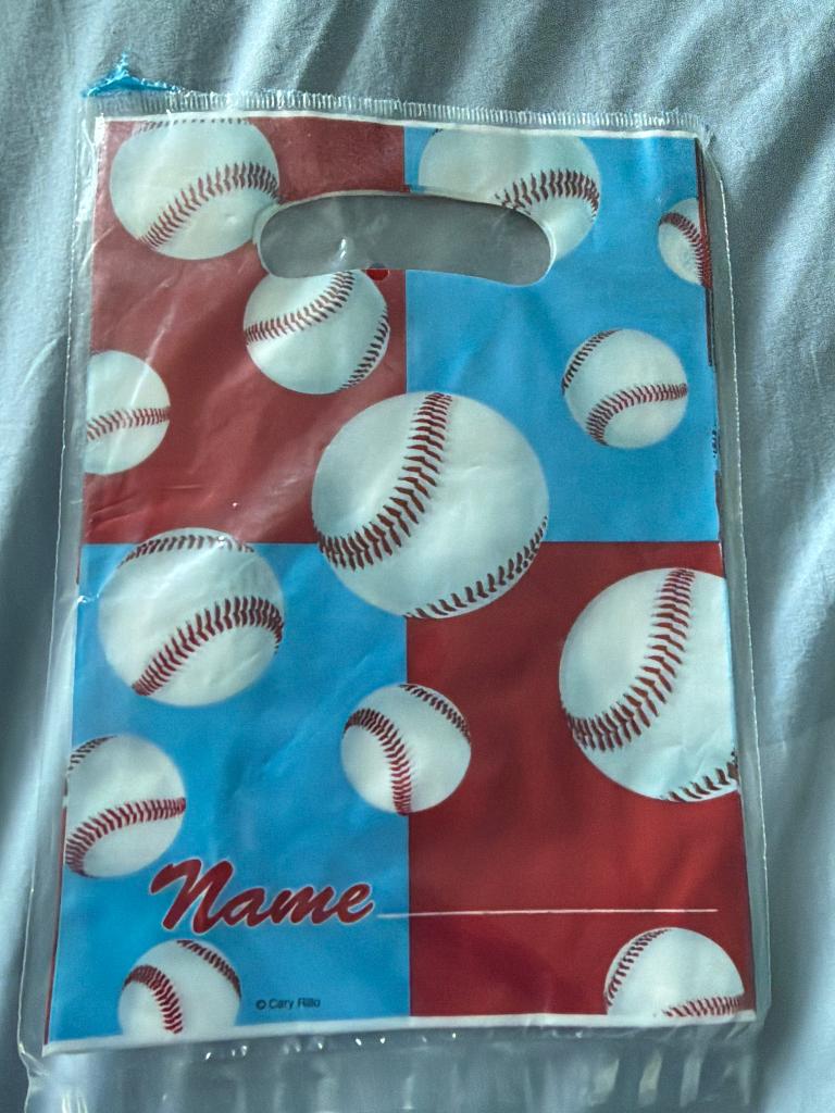 Honkbal / Baseball uitdeelzakjes, Ophalen of Verzenden, Nieuw, Feestartikel, Overige