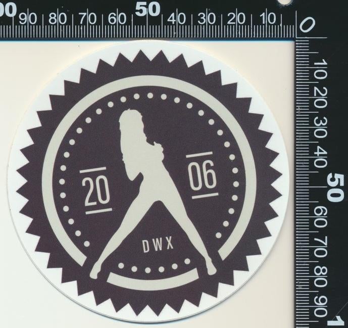 Sticker: Hardcore (46) - Dirty Workz - 2006, Verzamelen, Stickers, Ophalen of Verzenden, Zo goed als nieuw, Bedrijf of Vereniging