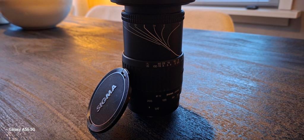 Sigma lens canon-ef 28-200mm, Ophalen of Verzenden, Gebruikt, Kunststof