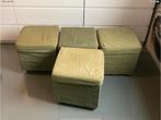 Gratis poefjes, voetbank, Huis en Inrichting, Banken | Voetenbanken en Poefen, Minder dan 50 cm, Gebruikt, Vierkant, Minder dan 50 cm