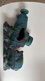 Aquarium beeld onderzeeer, Dieren en Toebehoren, Vissen | Aquaria en Toebehoren, Ophalen, Zo goed als nieuw, Leeg aquarium