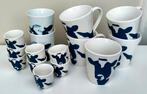 5 Mokken 2 Bekers 8 eierdopjes - Friesland Campina - 1Koop, Overige typen, Ophalen of Verzenden, Zo goed als nieuw, Overige stijlen