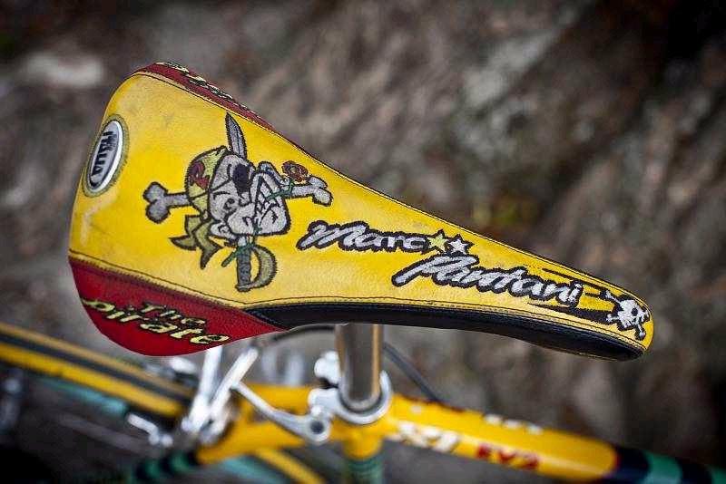 Gezocht. Marco Pantani zadel, Ophalen of Verzenden, Zadel