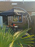 Grote zweef parasol 3 meter doorsnee in perfecte staat, Tuin en Terras, Ophalen, 250 tot 500 cm