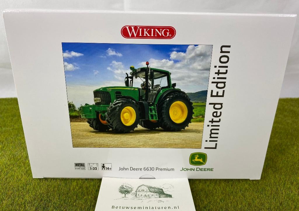 John Deere 6630 tractor 1:32 Wiking, Ophalen of Verzenden, Nieuw, Tractor of Landbouw, Overige merken