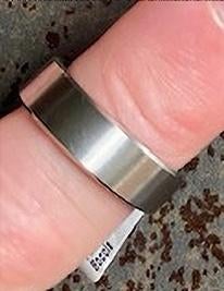 Nieuwe BOCCIA Titanium ring, maat 53., Overige materialen, Nieuw, Ophalen of Verzenden, 17 tot 18