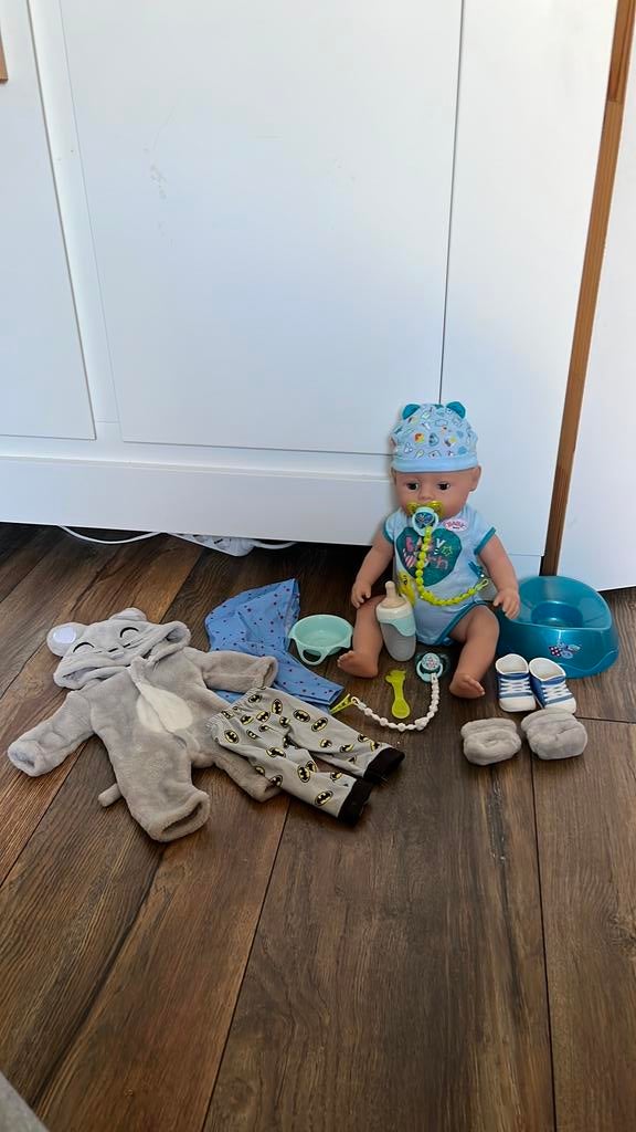 BABY Born soft touch jongen 43 cm, Ophalen, Zo goed als nieuw, Overige merken