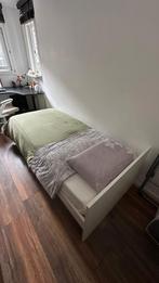 IKEA Eenpersoonsbed (VIHALS, ÅBYGDA, LURÖROY) 90x200 - ZGAN, 90 cm, Eenpersoons, Wit, Ophalen of Verzenden