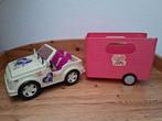 barbie auto met paardentrailer, Ophalen, Gebruikt
