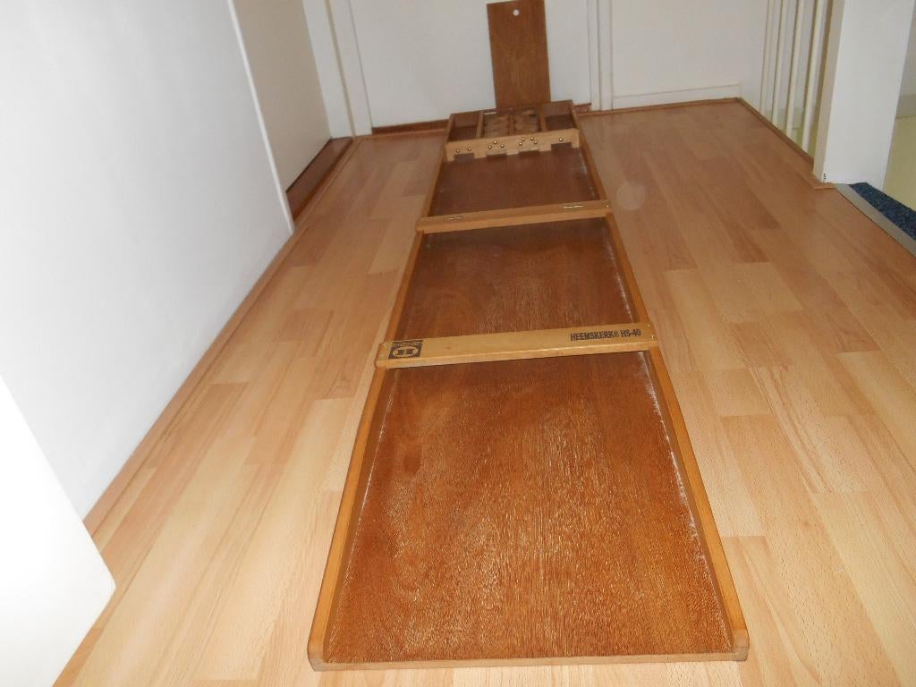 sjoelbak  Heemskerk, Vijf spelers of meer, Ophalen, Gebruikt