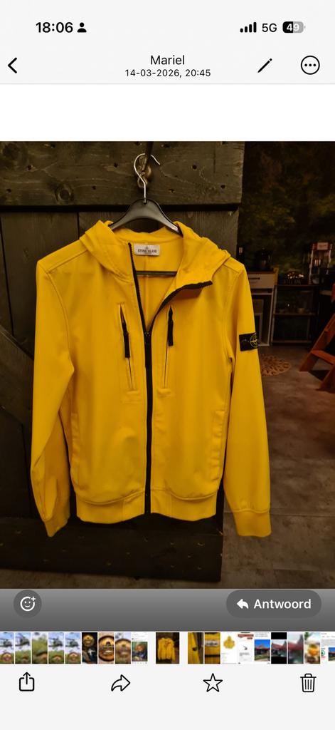Stone Island jas junior origineel, Kinderen en Baby's, Kinderkleding | Maat 170, Ophalen of Verzenden, Zo goed als nieuw, Jongen