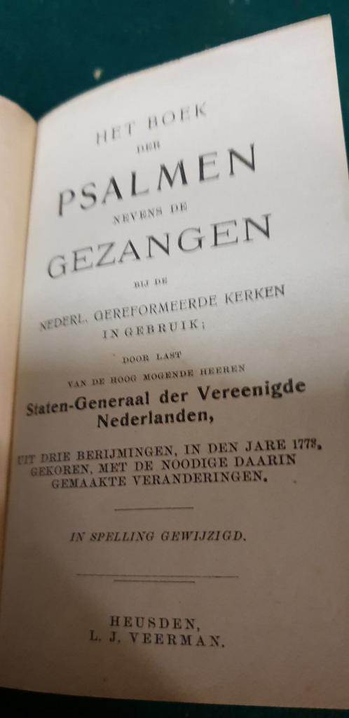 psalmen boekje, Boeken, Ophalen of Verzenden
