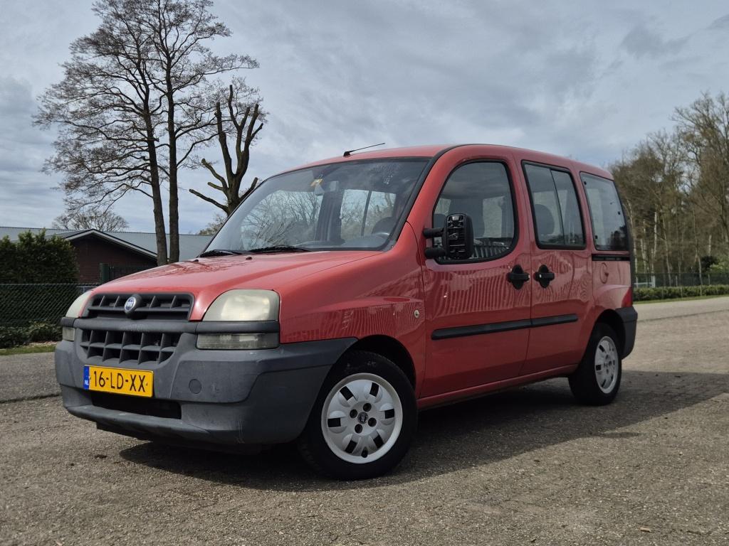 Fiat Doblò 1.6-16V ELX, Airco (bj 2002), Auto's, Fiat, 1596 cc, Metallic lak, Gebruikt, Doblo