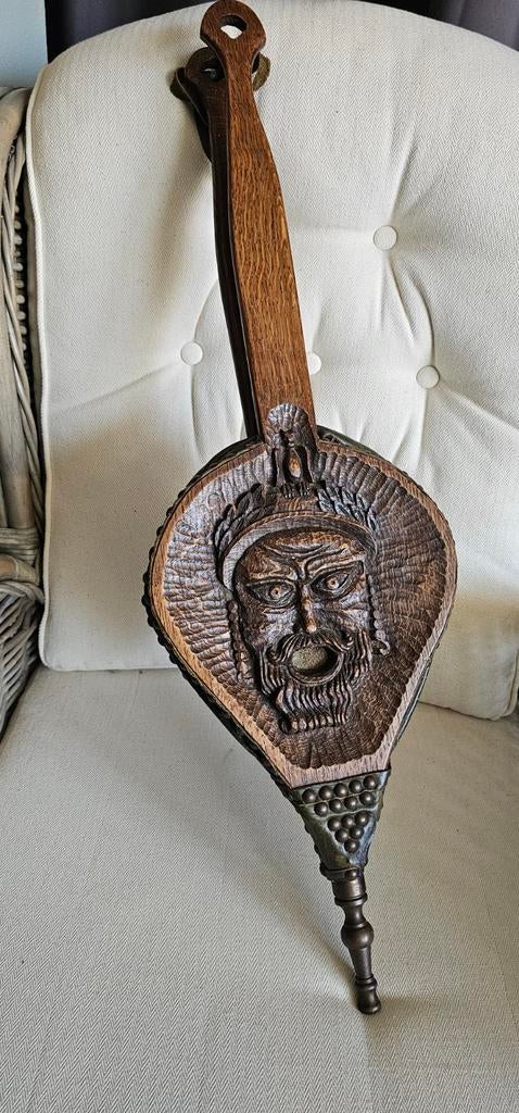 Antieke houten blaasbalg, Antiek en Kunst, Ophalen of Verzenden