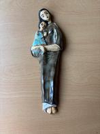 Terra Cotta Wand Plaquette Moeder en Kind - Gesigneerd, Ophalen of Verzenden