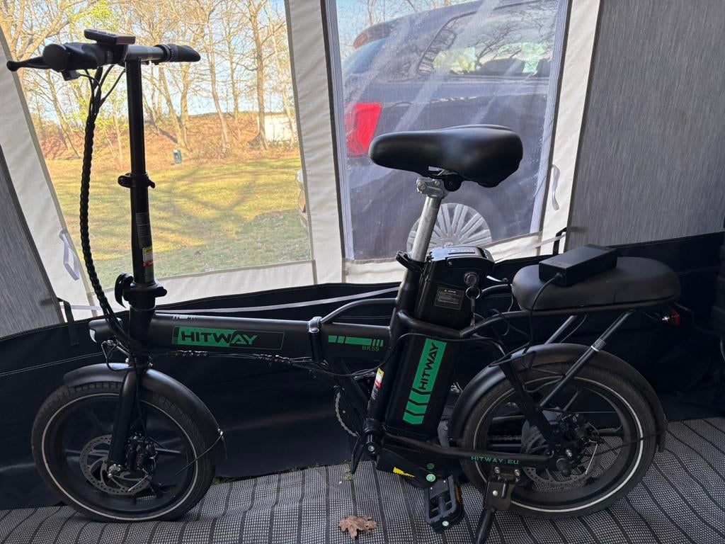 Zo goed als nieuw elektrische vouwfiets, Fietsen en Brommers, Elektrische fietsen, Minder dan 47 cm, Ophalen of Verzenden, Zo goed als nieuw