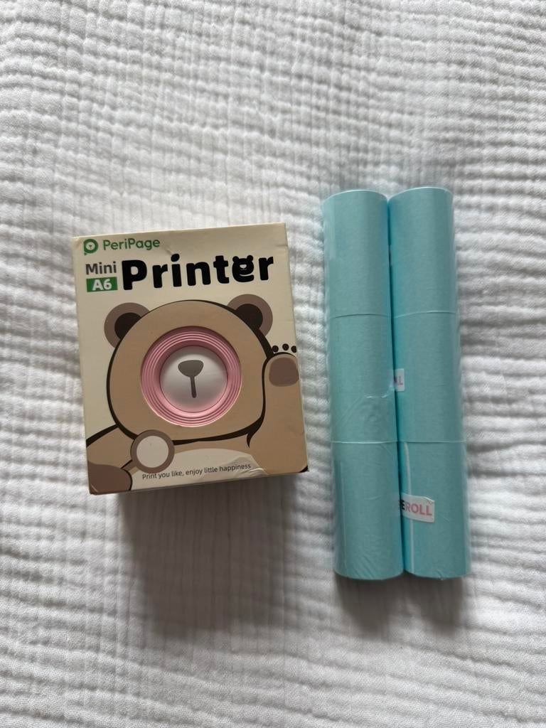 Mini printer PeriPage, Computers en Software, Pocketprinters, Ophalen of Verzenden, Zo goed als nieuw