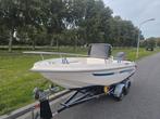 Aquamar First met 50PK Mariner viertakt - Nette consoleboot!, Watersport en Boten, Vis- en Consoleboten, Ophalen of Verzenden