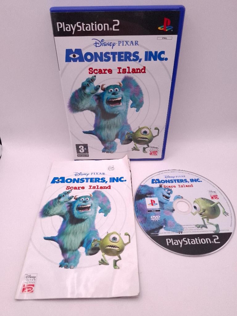 Monsters inc scare island ps2, Avontuur en Actie, 1 speler, Ophalen of Verzenden, Zo goed als nieuw
