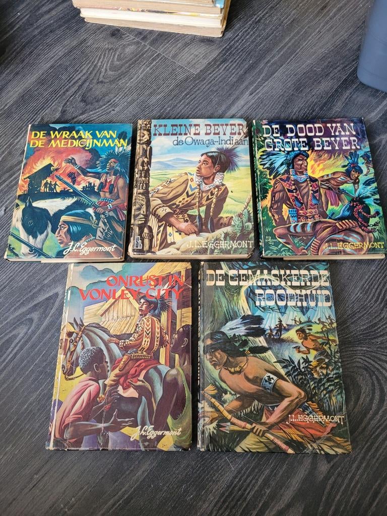 5 boeken van schrijver J.L Eggermont, Ophalen of Verzenden, Gelezen