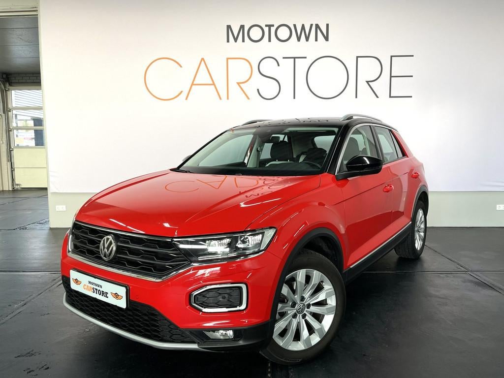 Volkswagen T-Roc 1.5 TSI Sport Virtual Cockpit Navi Pdc Clim, Auto's, Volkswagen, Stof, Zwart, 4 cilinders, 150 pk