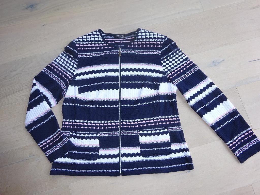 blauw vest Frank Walder maat 44, Blauw, Maat 42/44 (L), Ophalen of Verzenden, Gedragen