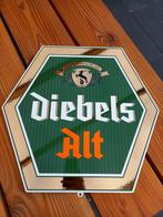 Emaille bord Diebels Alt, Ophalen of Verzenden, Zo goed als nieuw, Reclamebord