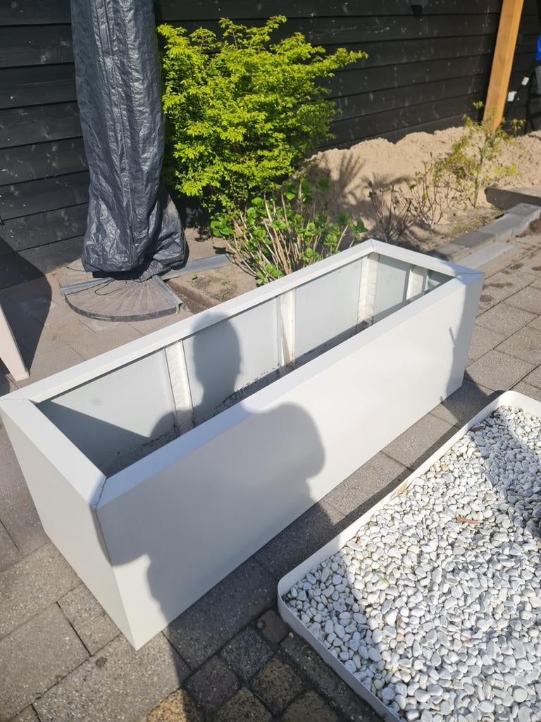 Rechthoekige plantenbak design 150x50x50 nieuw, Ophalen, 100 cm of meer, Nieuw, Balkon