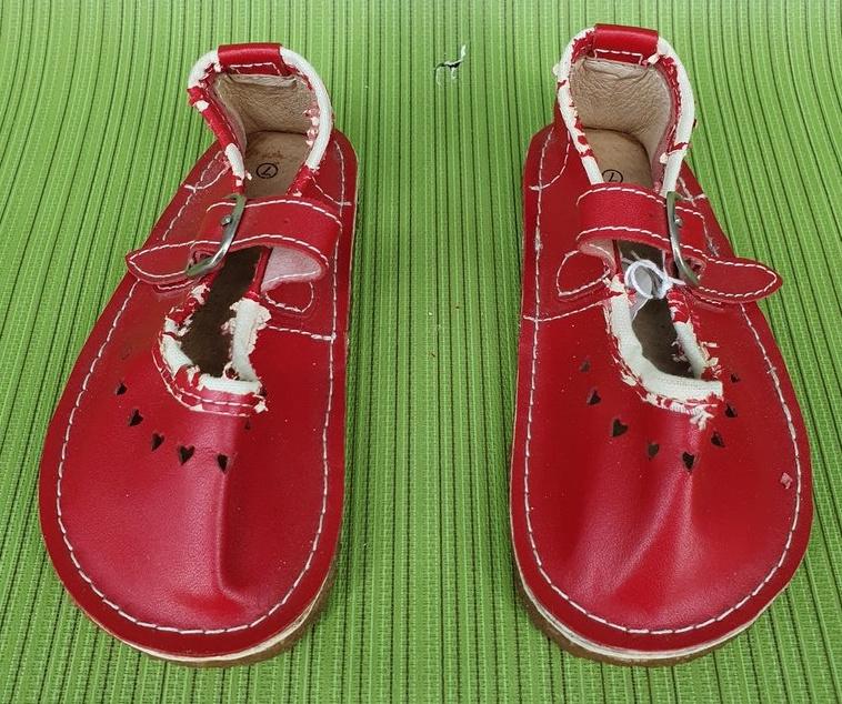 11969 vintage brocante retro kinderschoenen kinderschoentjes, Ophalen of Verzenden