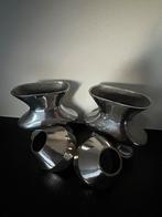 4 DECORATIEVE VAZEN, W.O. 2 SIA (!!) KANTELVAZEN, Ophalen, Overige materialen, Gebruikt, Overige kleuren