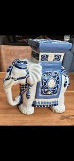 Grote vintage Indiase olifant beeld, Ophalen of Verzenden